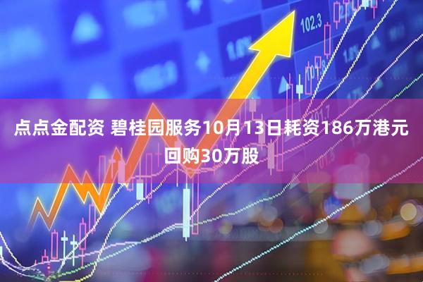 点点金配资 碧桂园服务10月13日耗资186万港元回购30万股