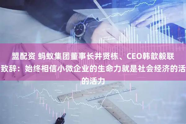 盟配资 蚂蚁集团董事长井贤栋、CEO韩歆毅联合致辞：始终相信小微企业的生命力就是社会经济的活力